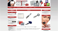 Desktop Screenshot of kartenhalter.net